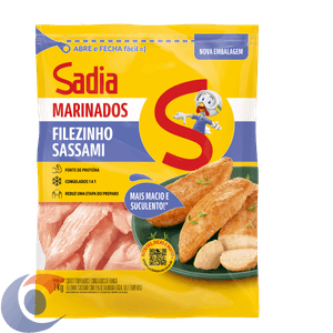 Filezinho De Frango Sassami Sadia Temperado Congelado 1kg