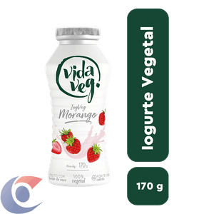 Iogurte Vida Veg Coco Com Morango 170gr