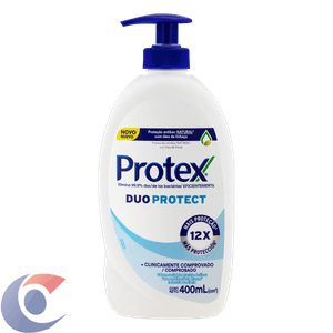 Sabonete Líquido Antibacteriano Para As Mãos Protex Duo Protect Duo Protect 400ml
