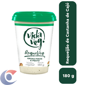 Requeijão Vida Veg Ervas Finas 180g