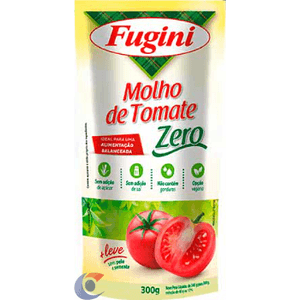 Molho De Tomate Fugini Zero Sachê 300g