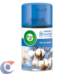 Purificador Automático Bom Ar Flor De Algodão 250ml