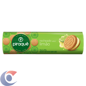 Biscoito Piraquê Recheado Limão 160g