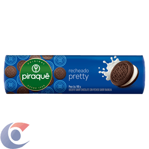 Biscoito Piraquê Recheado Pretty 160g