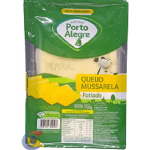 Queijo Mussarela Fatiado Porto Alegre 150g