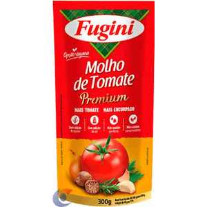 Molho De Tomate Fugini Premium Sachê 300g