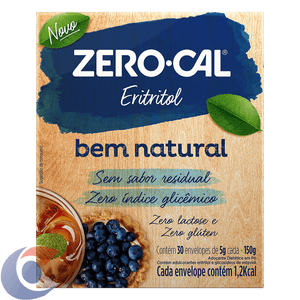 Adoçante Em Pó Zero-Cal Eritritol 30 Envelopes