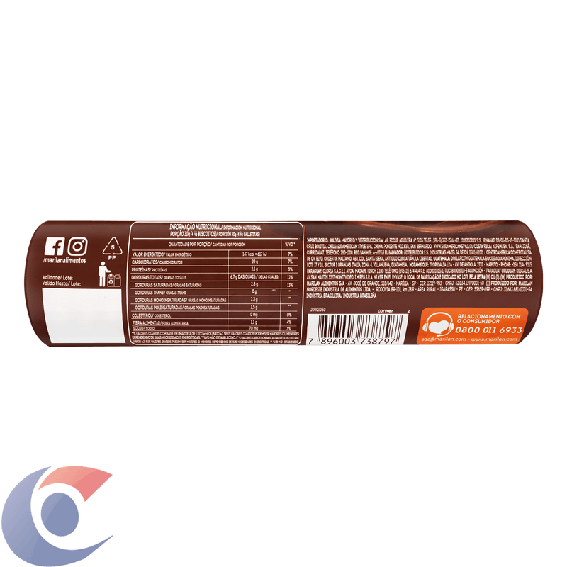 BISC-RECH-MARILAN-140G-TORT-CHOC