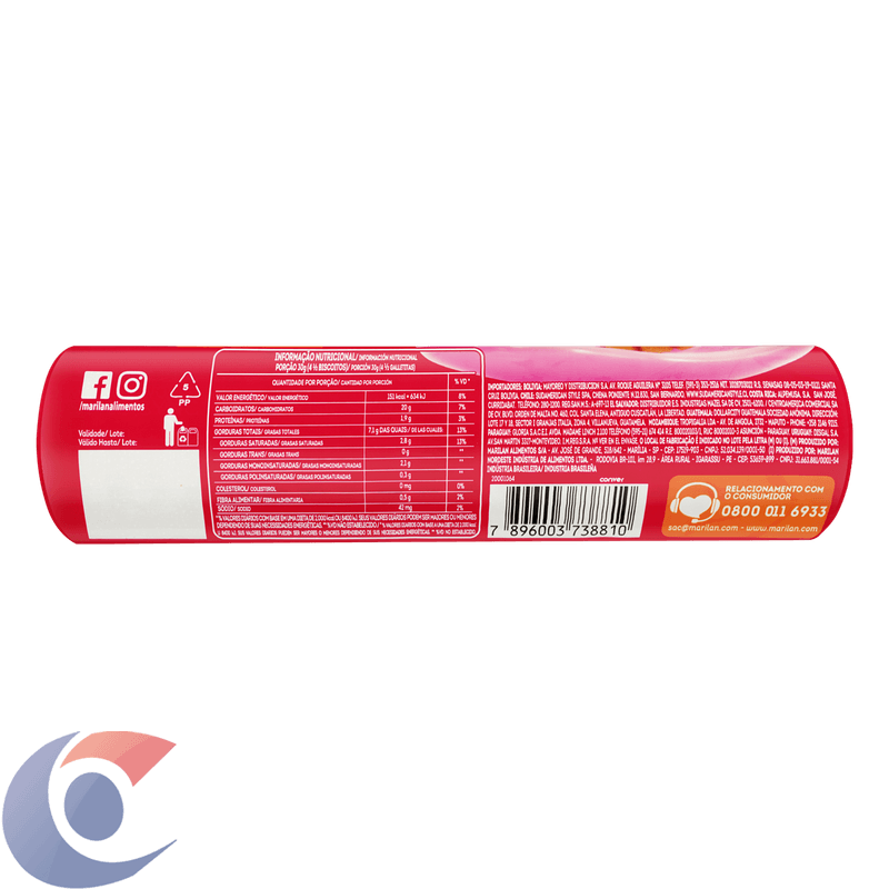 BISC-RECH-MARILAN-140G-TORT-MOR