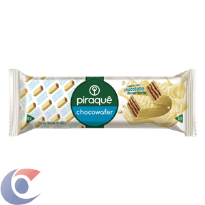Chocowafer Piraquê Coberto Com Chocolate Branco 100,8g