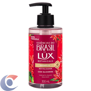 Sabonete Líquido Para Mãos Lux Botanicals Essências Do Brasil Bromélia 300ml