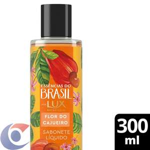 Sabonete Líquido Lux Botanicals Essências Do Brasil Flor Do Cajueiro 300ml