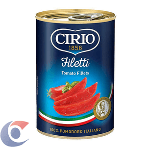 Tomate Italiano Cirio Filetti Fatiado Sem Pele 400g