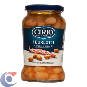 Feijão Italiano Rajado Cirio Borlotti Conserva 370g