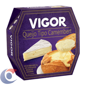 Queijo Tipo Cammembert Fracionado Vigor 120g