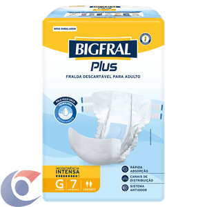 Fralda Geriatrica Bigfral Regular G 7 Un
