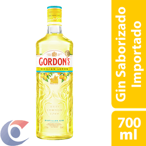Gin Sicilian Lemon Gordon'S Garrafa 700ml