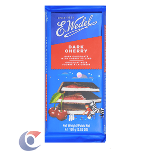 Chocolate Polonês E.Wedel 50% Amargo Recheado De Cereja 100g