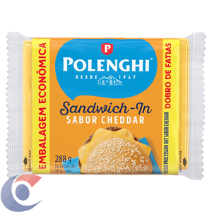 Queijo Fatiado Sabor Cheddar Sandwich-In 288g
