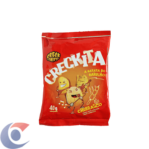 Batata Chips Ondulada Creckita Churrasco 40g
