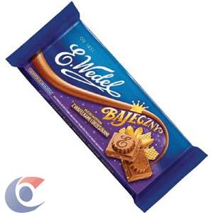 Wafer Polonês E.Wedel Chocolate Ao Leite Recheado Com Amedoim 245g