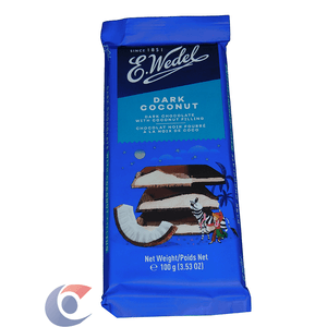 Chocolate Amargo Polonês E.Wedel Recheio Coco 100g