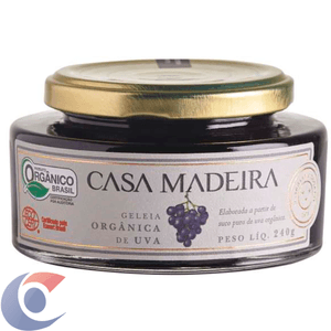 Geléia Casa Madeira Orgânica Uva 240g