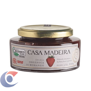 Geléia Casa Madeira Orgânico Morango 240g