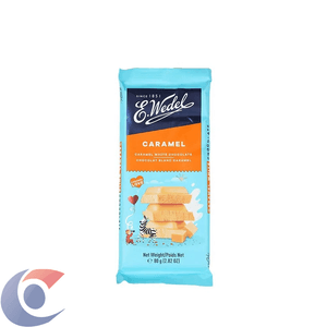Chocolate Polonês E.Wedel Chocolate Branco Com Caramelo 80g