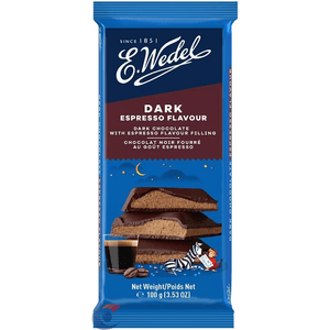 Chocolate Polonês E.Wedel Amargo Recheio Café Expresso 100g