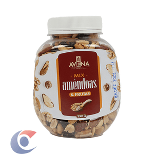 Mix Amêndoas Frutas Avena 390g