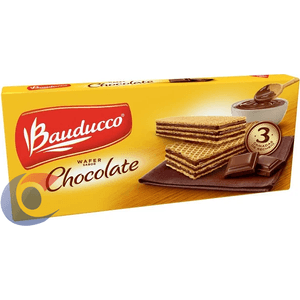 Bisc.Wafer Bauducco Choc.140g Cesta