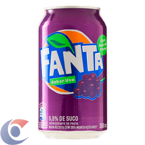 Refrigerante Fanta Uva Lata 350ml