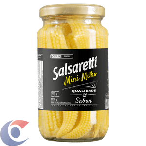 Mini Milho Em Conserva Salsaretti Vidro 200g