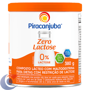 Composto Lacteo Zero Lactose Piracanjuba 380g