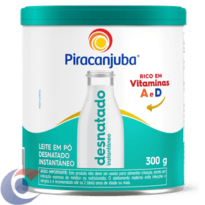 Leite Em Pó Instantâneo Desnatado Piracanjuba 300g