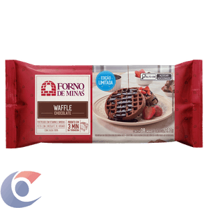 Waffle Forno De Minas Assado Congelado Chocolate 280g
