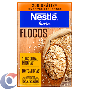 Aveia Em Flocos Nestlé Caixa Leve 170g Pague 150g