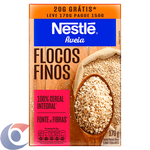 Aveia Em Flocos Finos Nestlé Caixa Leve 170g Pague 150g