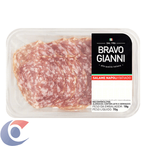 Salame Napoli Fatiado Bravo Gianni 70g