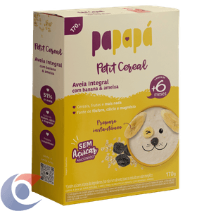 Cereal Infantil Papapá Banana/Ameixa 170g