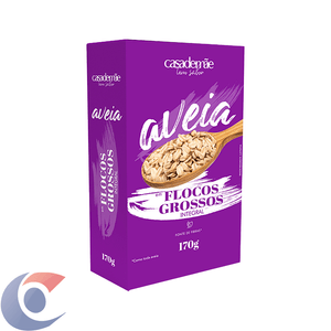 Aveia Integral Em Flocos Grossos Casa De Mãe 170g