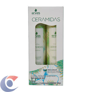 Kit Shampoo + Condicionador Ervas Naturais Ceramidas 300ml