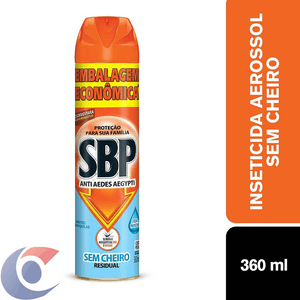 Sbp Aerossol Anti Aedes Aegypti Sem Cheiro Embalagem Econômica 360ml