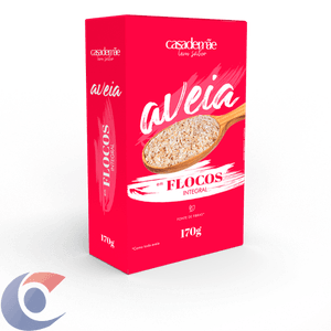 Aveia Integral Em Flocos Casa De Mãe 170g