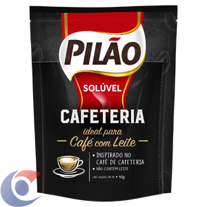 Café Soluvel Pilão Cafeteria Café Com Leite 40g
