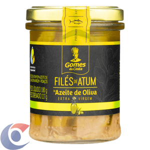Filé De Atum Em Azeite De Oliva Gomes Da Costa Vidro 180g