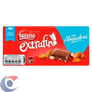 Chocolate Espanhol Nestlé Extrafino Com Amêndoas 123g