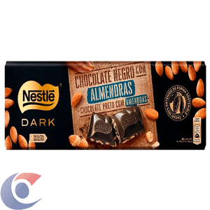 Chocolate Nestlé Tablete Amargo Com Amendoim 270g