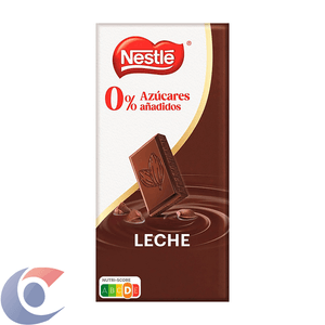 Chocolate Espanhol Nestlé Ao Leite Sem Açúcar 115g